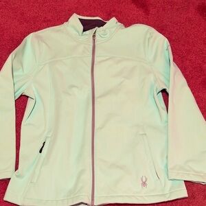 Light Green Zip-Up Jacket